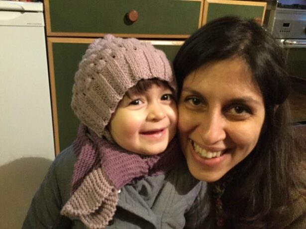 FILE PHOTO: Nazanin Zaghari-Ratcliffe and her daughter Gabriella pose for a photo in London