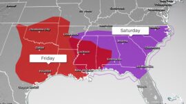 70 Million People Under Threat of Tornadoes and Destructive Wind and Hail This Weekend in the South