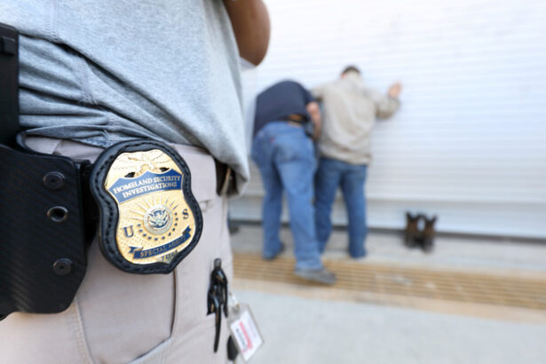 Homeland Security Investigations officers execute a criminal search warrant i