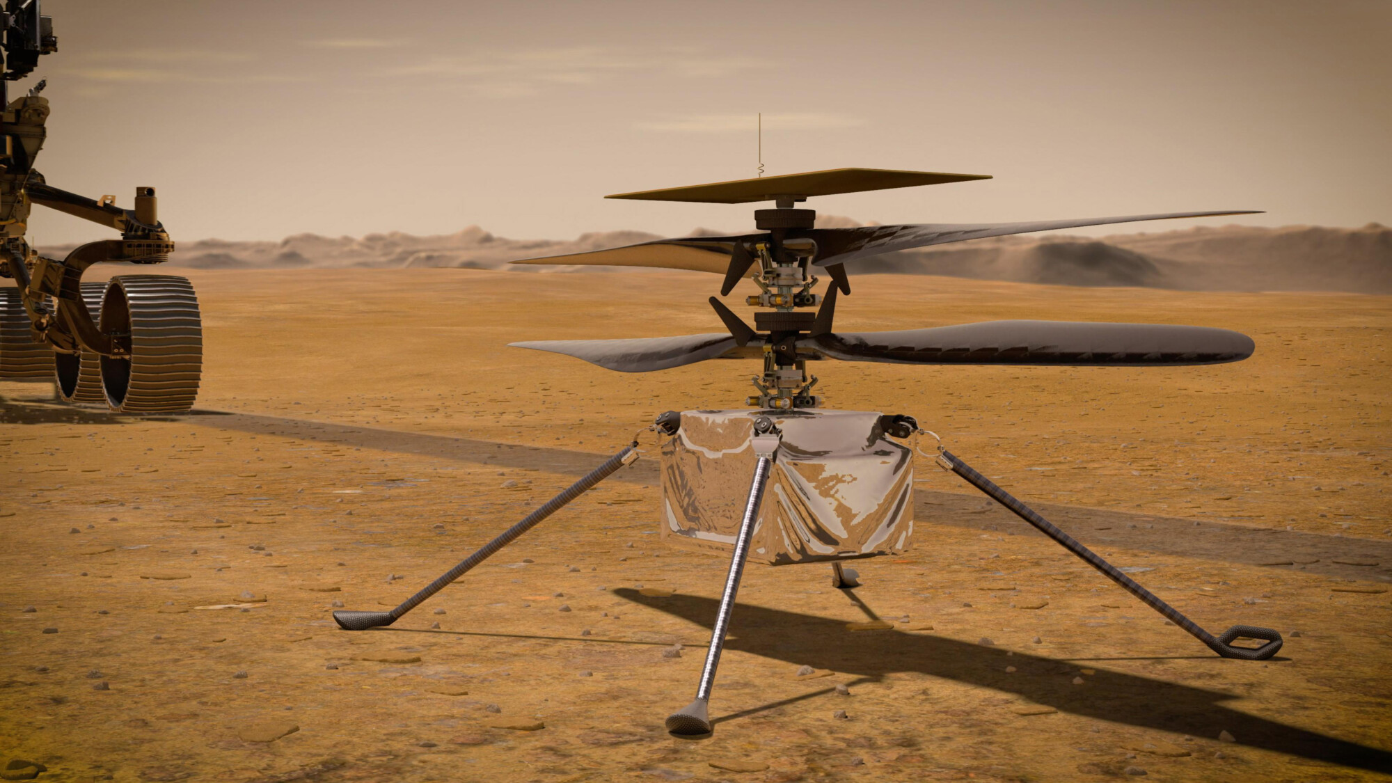 Ingenuity Mars Helicopter Prepares for the First Flight on