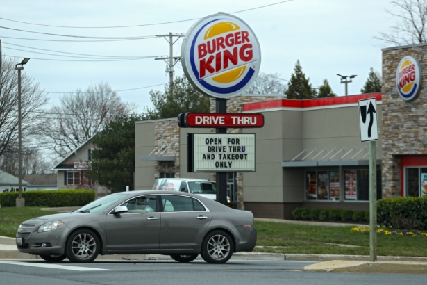 A Burger King restaurant
