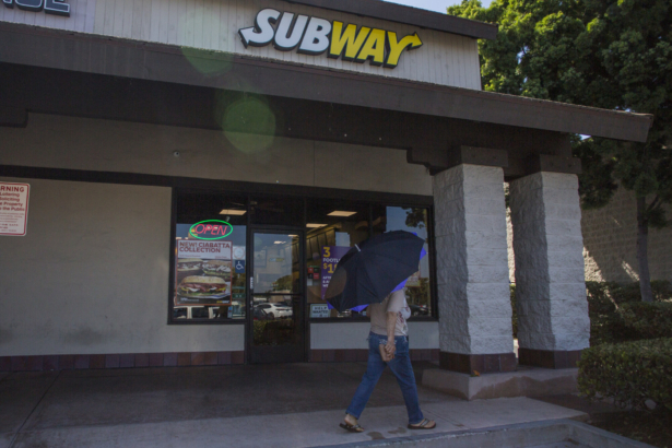  Subway sandwich shop 