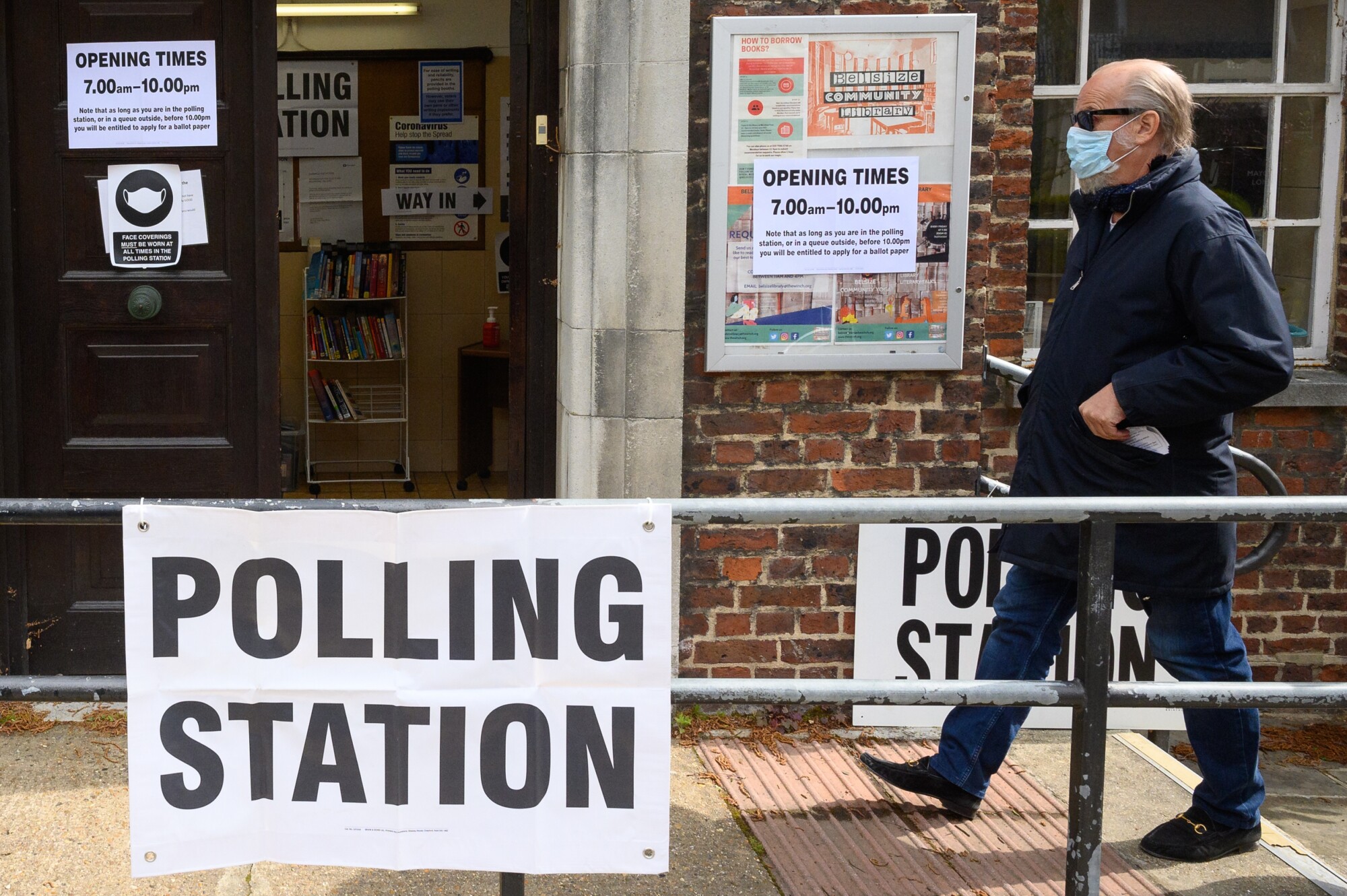 Voters Head to the Polls Across Britain for 2021 Elections