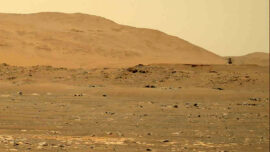 NASA Mars Helicopter Heard Humming Through Thin Martian Air