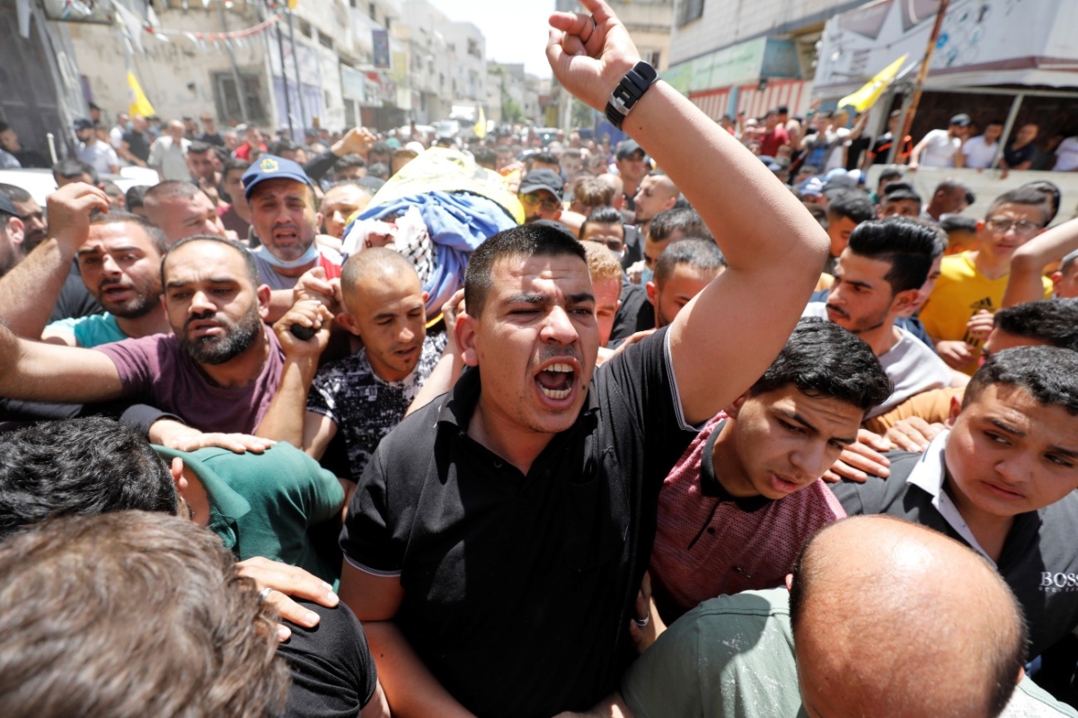 palestinians-protest
