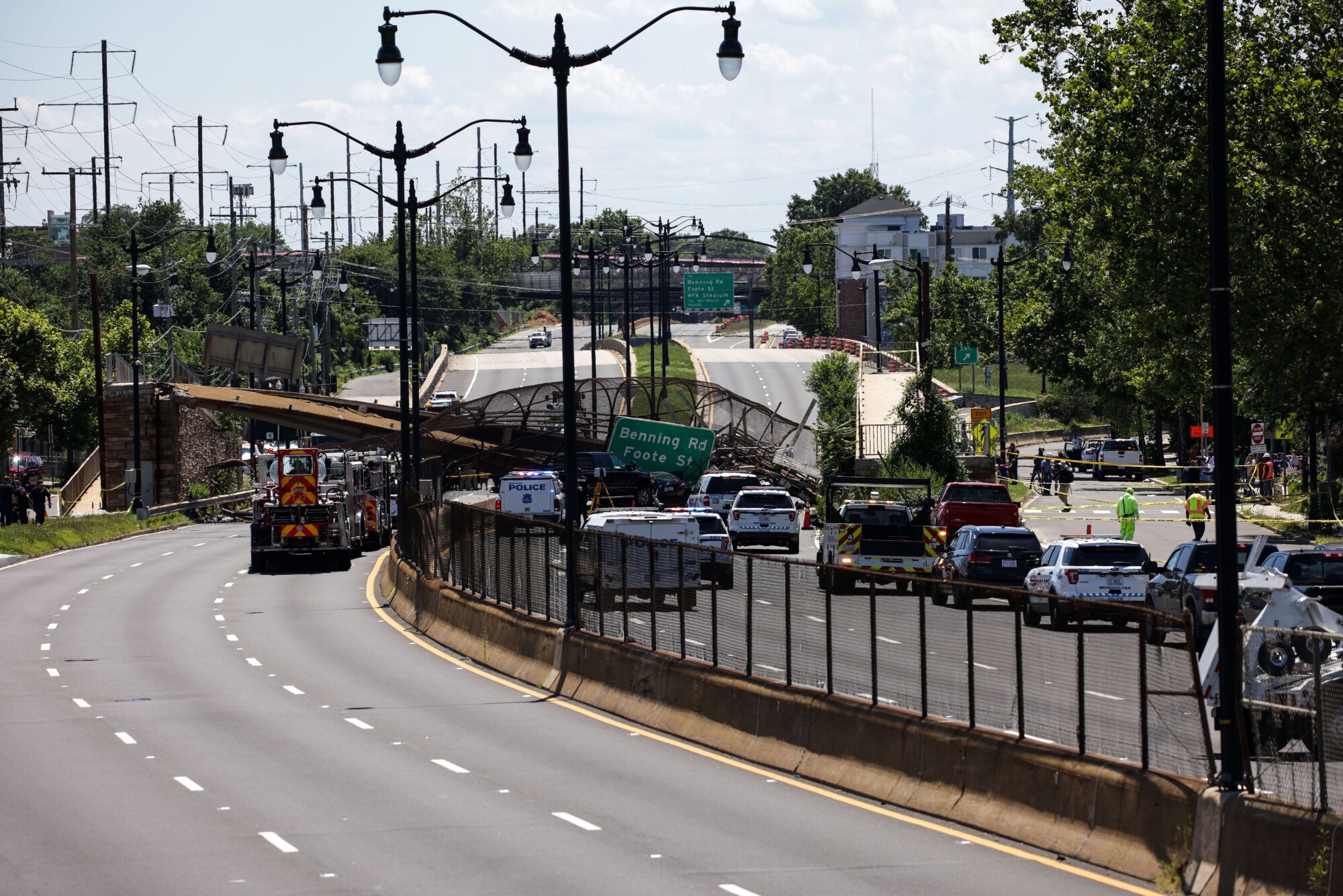 DC Bridge Collapses: No Deaths, 5 Injured