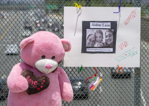 memorial for Aiden Leos