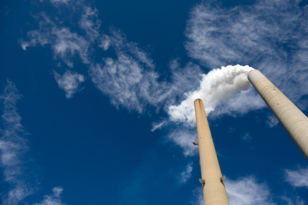 The smoke stacks