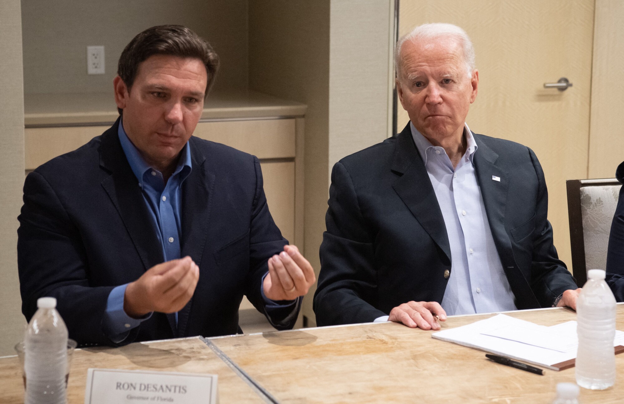 ‘You’ve Been Very Supportive’: Biden And DeSantis Meet As President ...