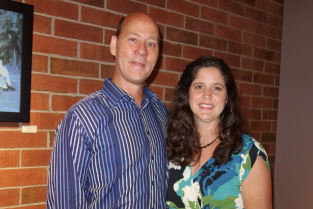 Tom Feldman and his wife