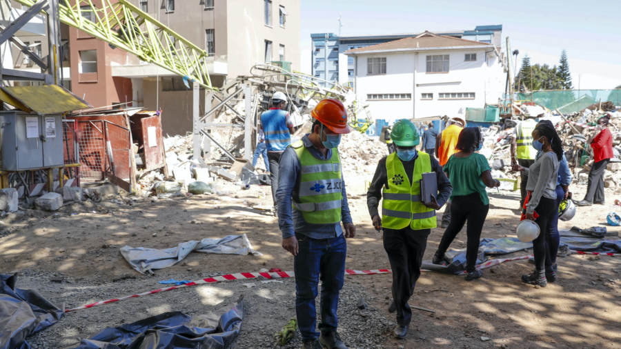 9 Dead After Crane Collapses in Kenya’s Capital: Police