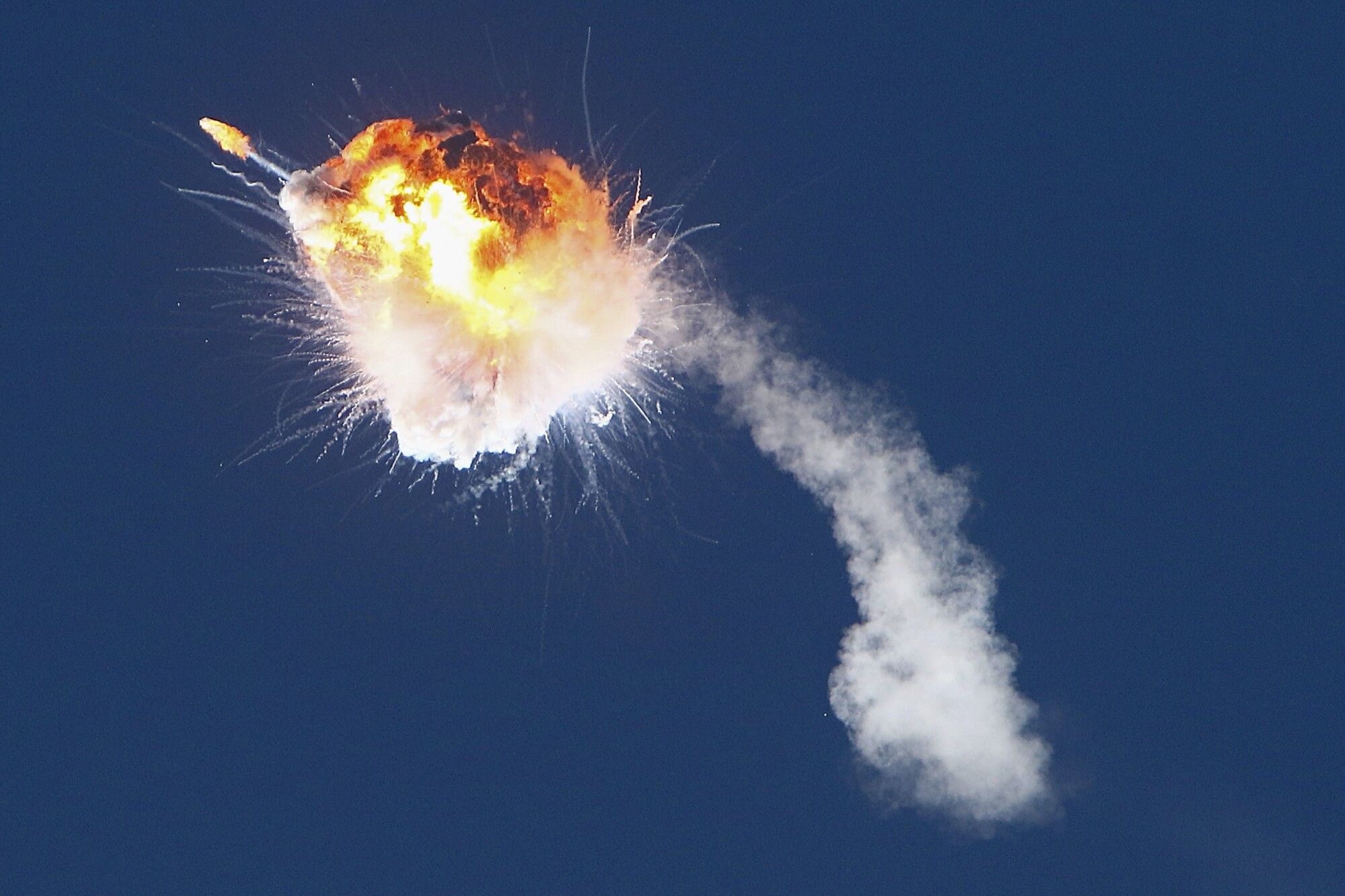 Rocket ‘terminated In Fiery Explosion Over Pacific Ocean