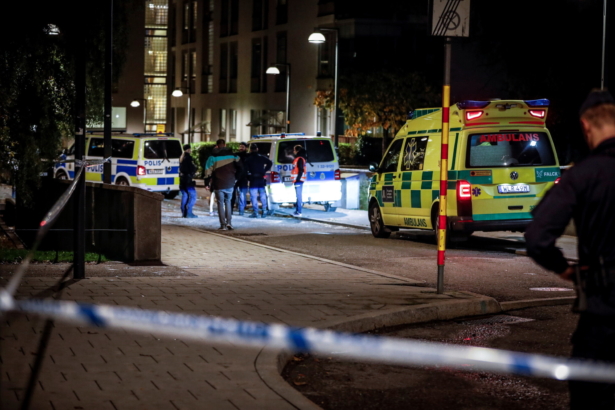 Ambulance and police