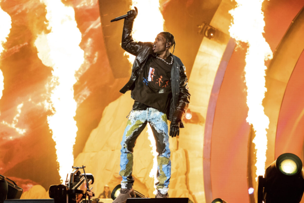 Travis Scott performs at the Astroworld Music Festival 