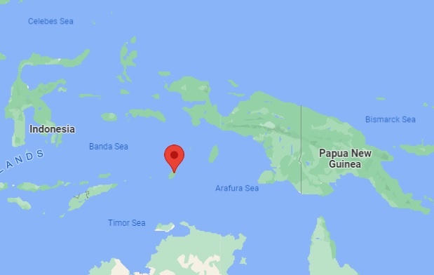 A 5.8-magnitude earthquake strikes off the Cape.  Tanimbar, Indonesia: EMSC