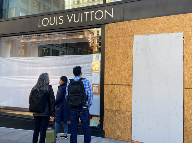 Louis Vuitton store ransacked