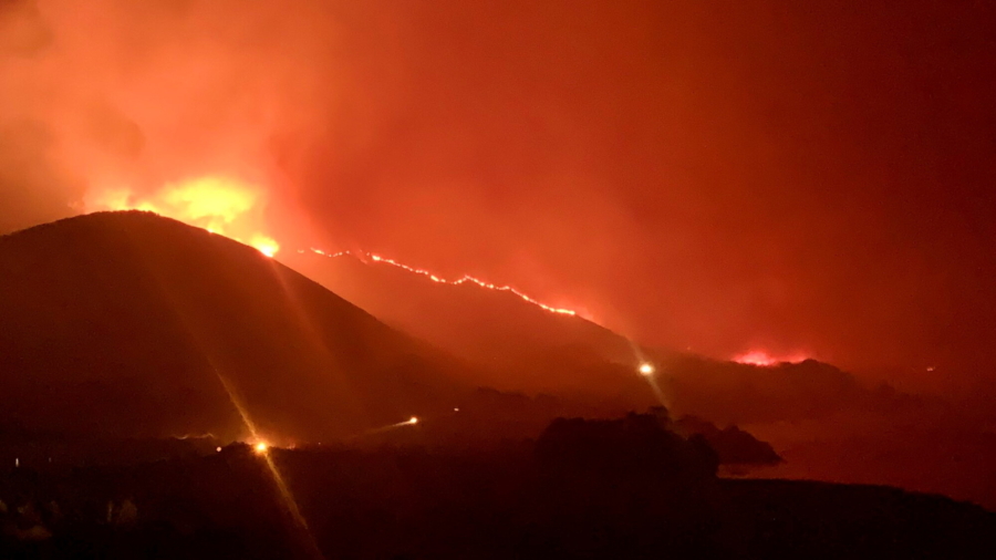 Massive California Wildfire Triggers Evacuations, Closes Highway