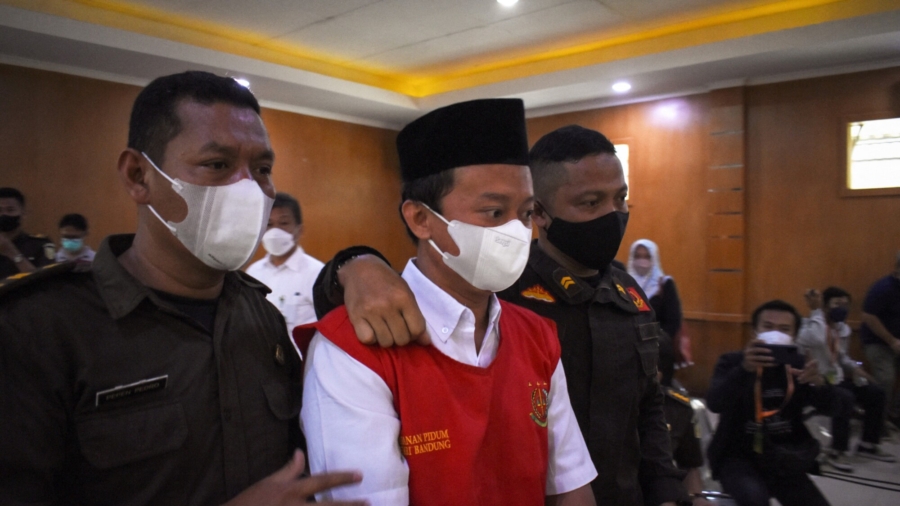 Indonesian School Principal Jailed for Life for Raping 13 Students