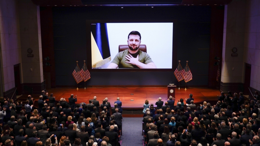 Zelensky Speaks to Congress, Asks for Fighter Jets and No-Fly Zone