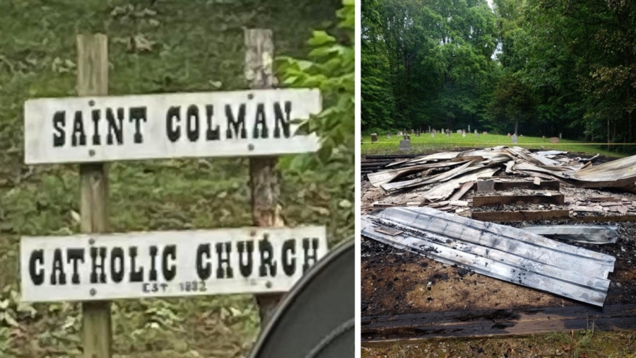 Historic Catholic Church in West Virginia Burned to the Ground in Suspected Arson
