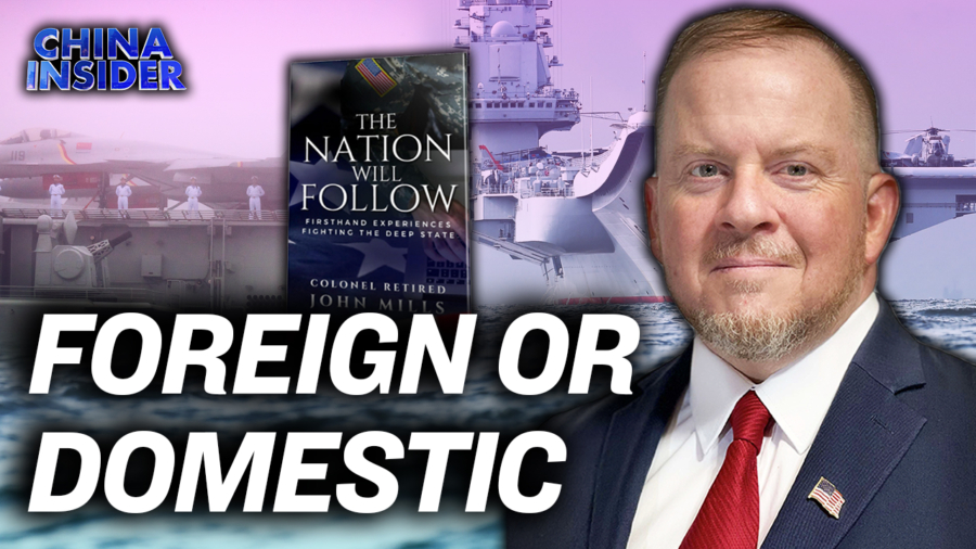 Taiwan Defense Needs ‘Proper Leadership’ From US: John Mills; His New Book on the Deep State