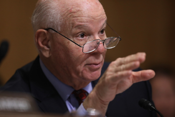 Sen. Ben Cardin (D-MD) at the Dirksen Senate Office Building on Capitol Hill in Washington, DC.