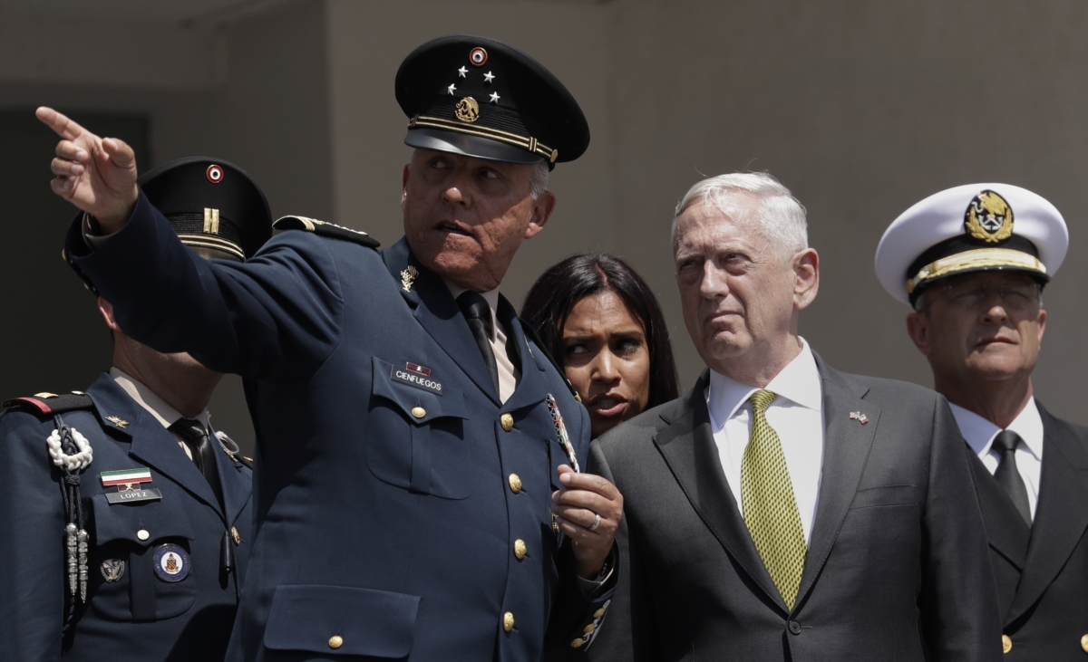 Mexico's Defense Secretary Gen. Salvador Cienfuegos Zepeda