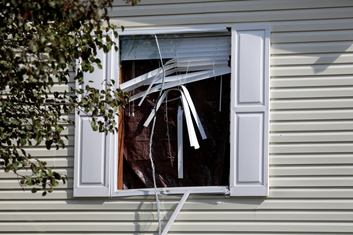 broken window