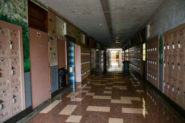 Hollywood High hallway