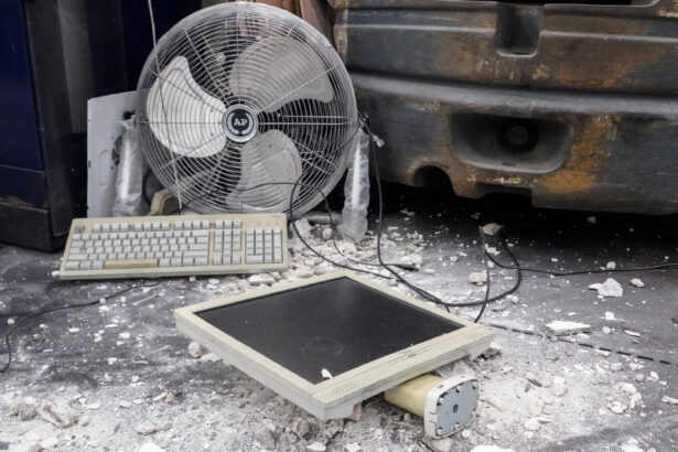 Damaged computer