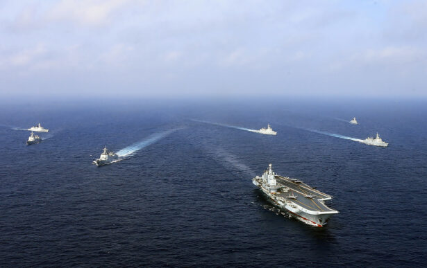 China's sole operational aircraft carrier,