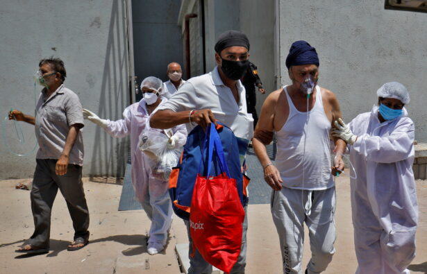 Patients shifted to a hospital