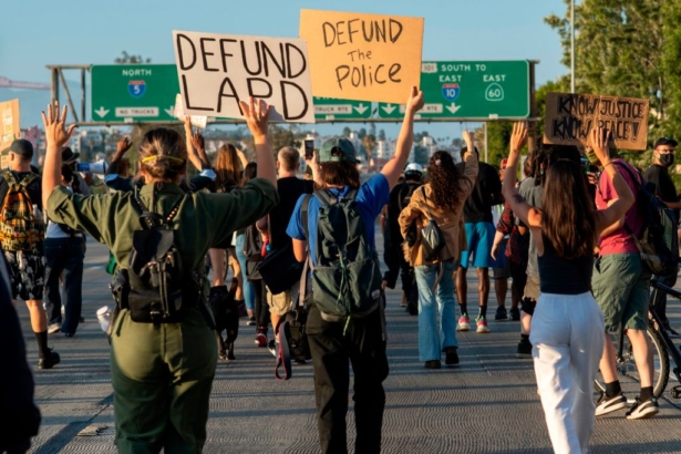Defund the police protest