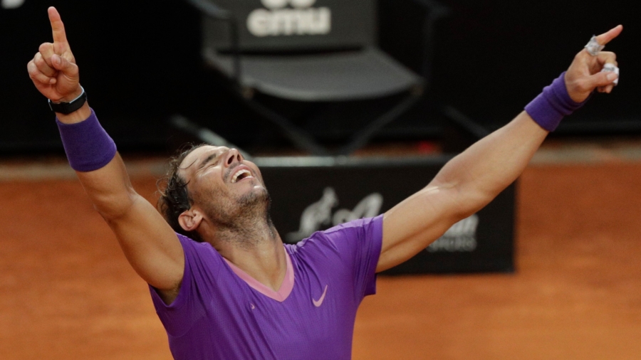 Nadal Beats Djokovic for 10th Italian Open Title