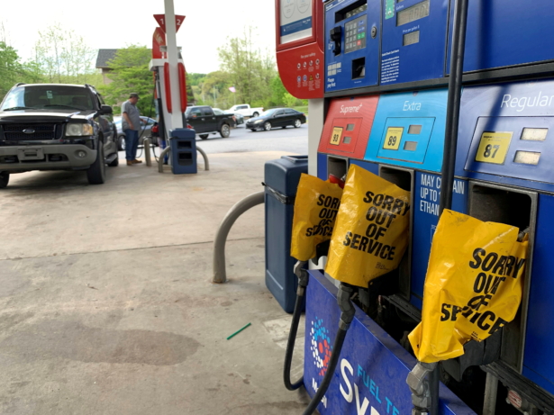 Out of service fuel nozzles