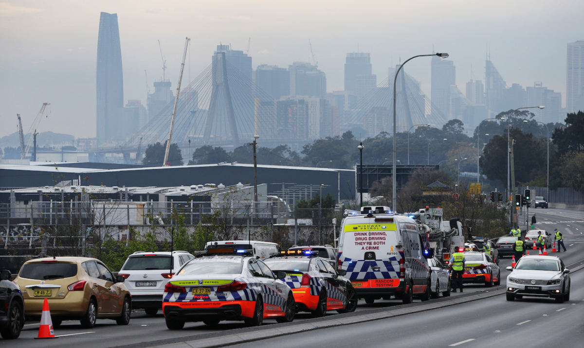 Increased Police Presence Across Sydney Ahead Of Planned Anti-Lockdown Protests