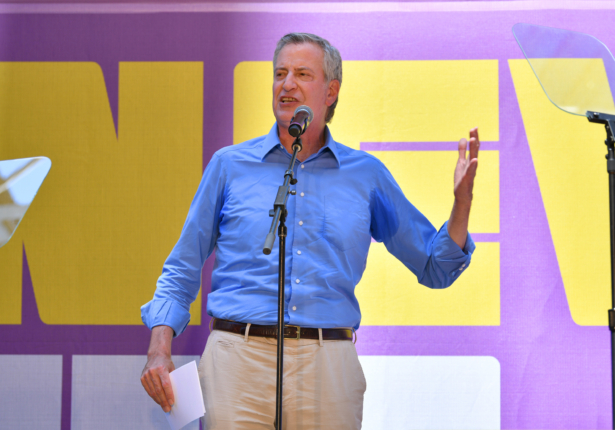 New York City Mayor Bill de Blasio