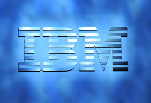 An IBM logo
