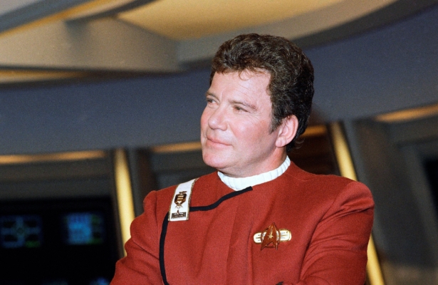 William Shatner portrays Capt. James T. Kirk