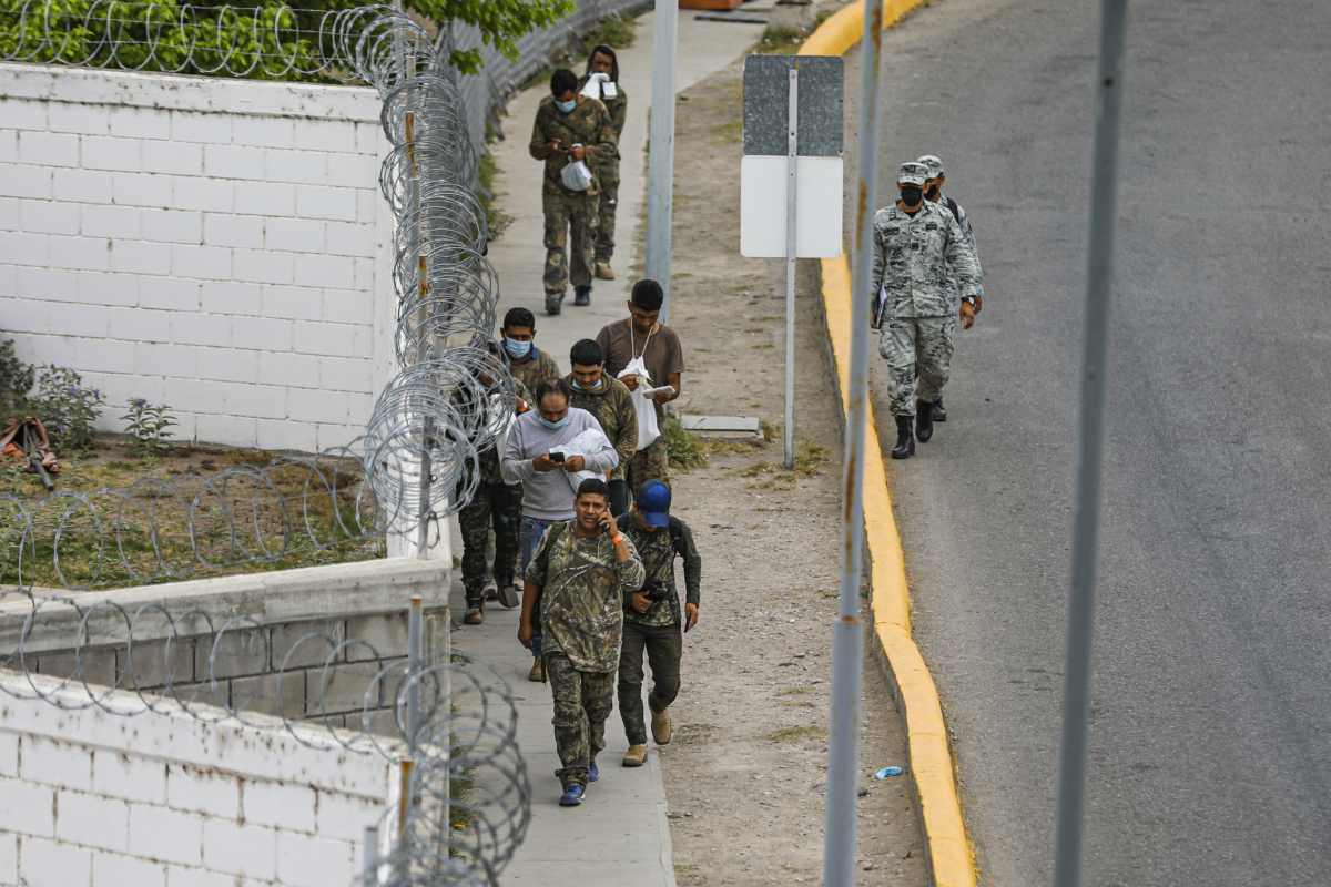 Mexicans near US border